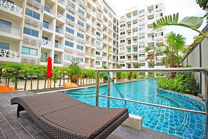 Water Park 1 bedroom on 4th floor for rent   - Condominium - Pratumnak - 