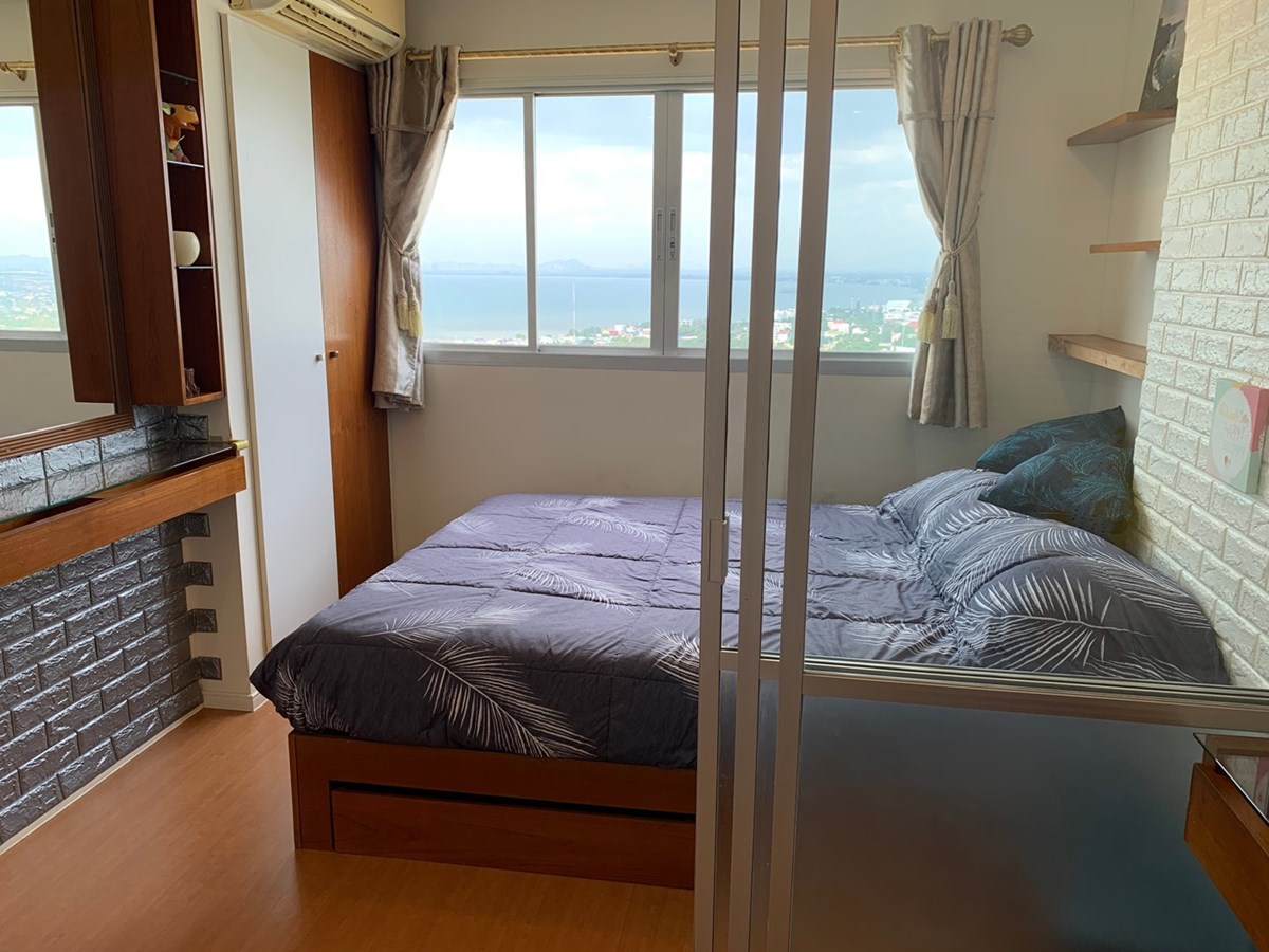 Sea view condo 1 bedroom for rent top floor close to Sukhumvit Rd. - Condominium -  - 